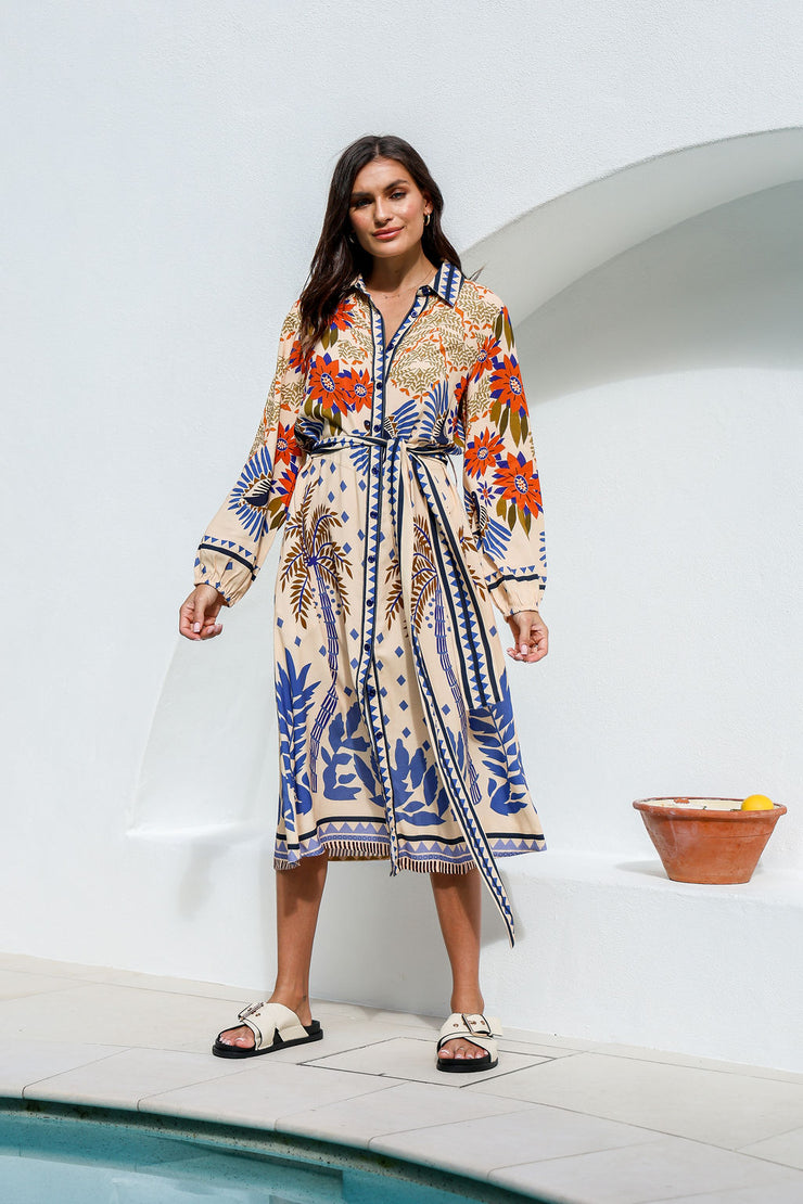 Tropical Sagrada Midi Dress Joop & Gypsy 