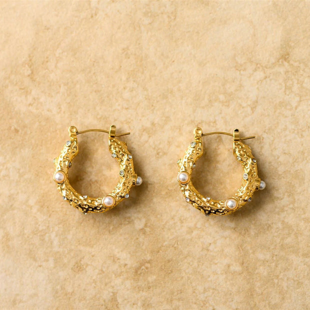 Aurelia Earrings Inidgo & Wolfe