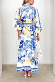 Ave the Label China Doll Maxi Dress Blue