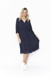 Amber Dress - Navy