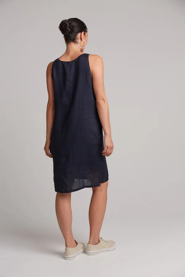 Studio Midi Dress - Navy