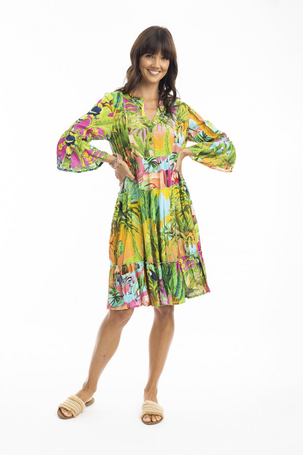 Lani 3/4 Sleeve Dress Escape by OQ