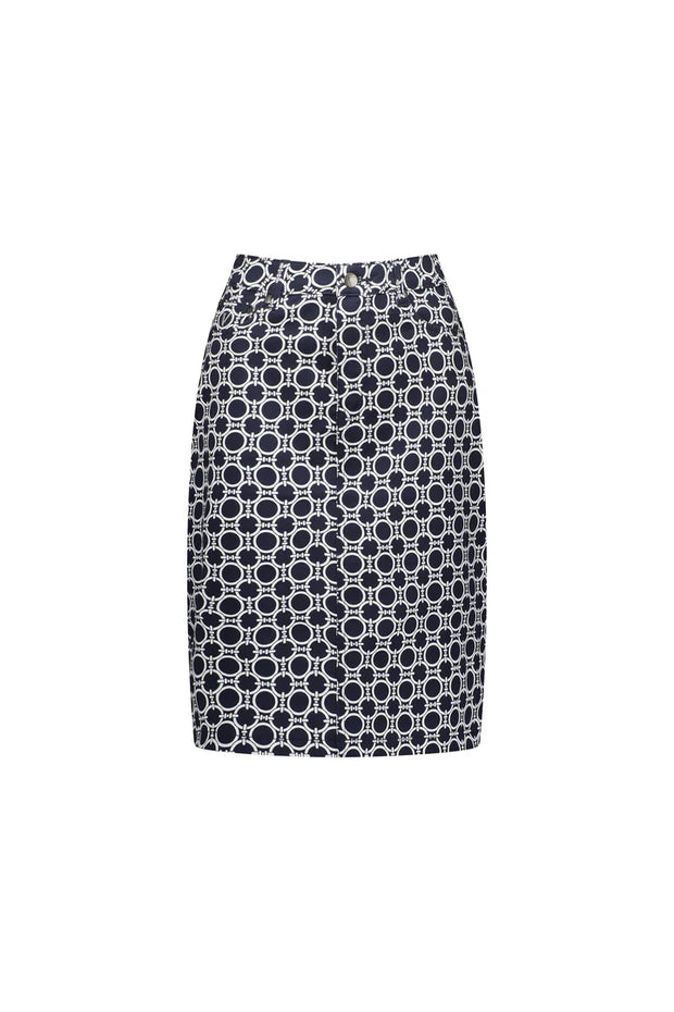 Lightweight Skirt Arlo Navy Vassalli