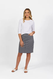 Lightweight Skirt Arlo Navy Vassalli