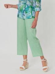 Wide Leg Pants Mint Linen Gordon Smith 