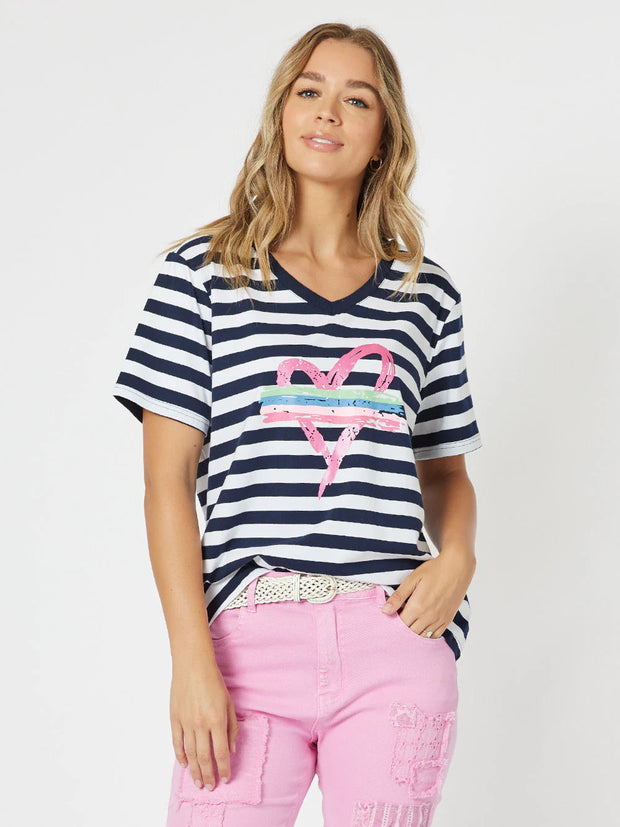 Love Me Stripe TShirt  Threadz