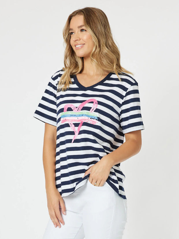 Love Me Stripe TShirt  Threadz