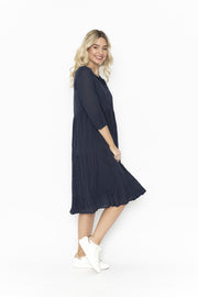 Amber Dress - Navy