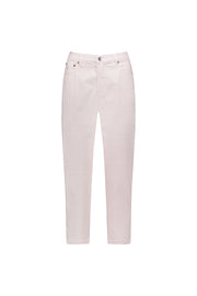 Slim Leg 7/8 Pants - Pink Gingham