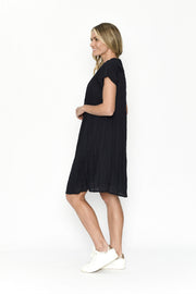 Taylor Cap Sleeve Dress Navy One Summer