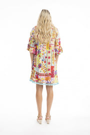 Maitra Tassel Dress - Print