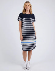 Aligner Tee Dress Navy Elm 