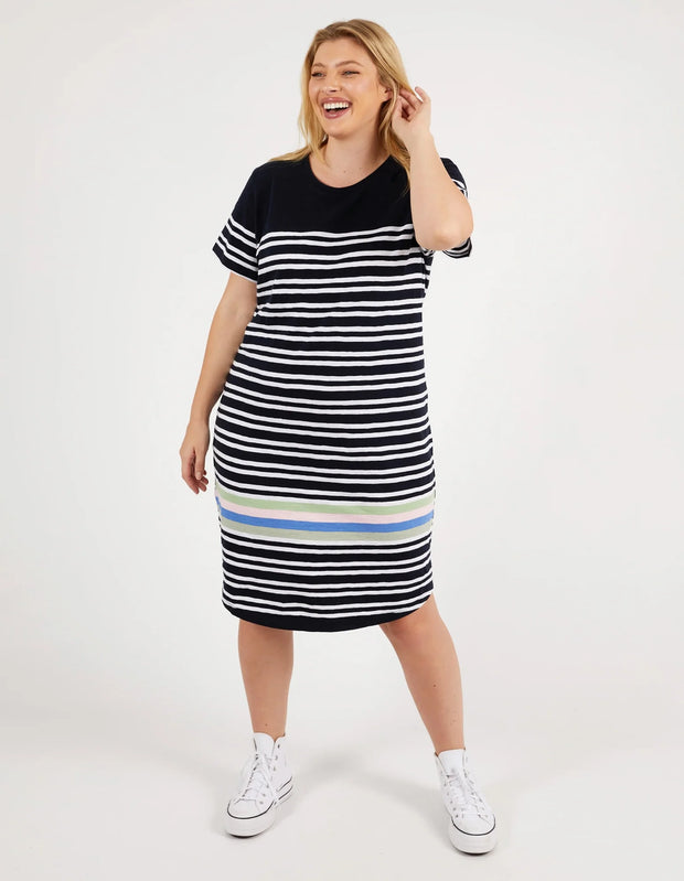 Aligner Tee Dress Navy Elm 