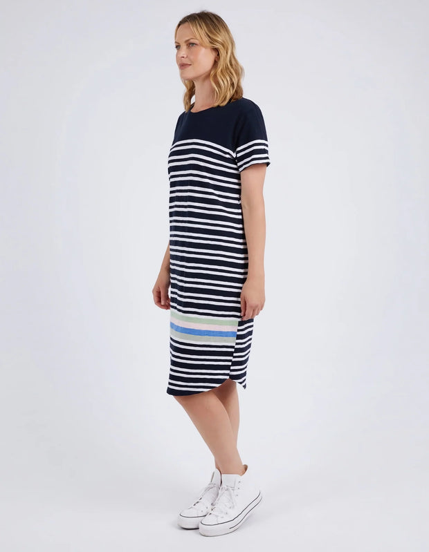 Aligner Tee Dress Navy Elm 