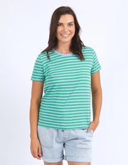 Shining Light Tee - Blue/Green Elm