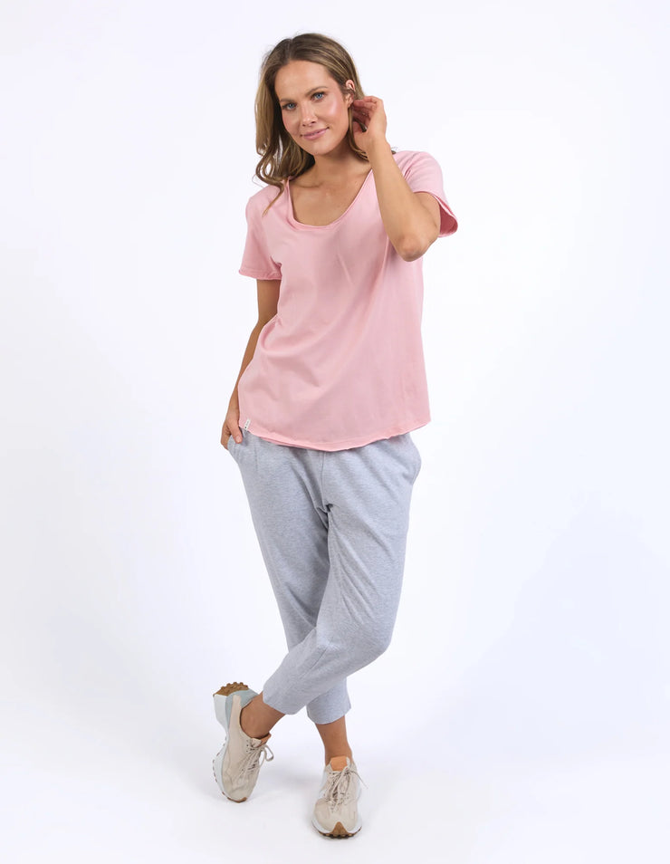 Pima Vee Tee Blush Elm Lifestyle