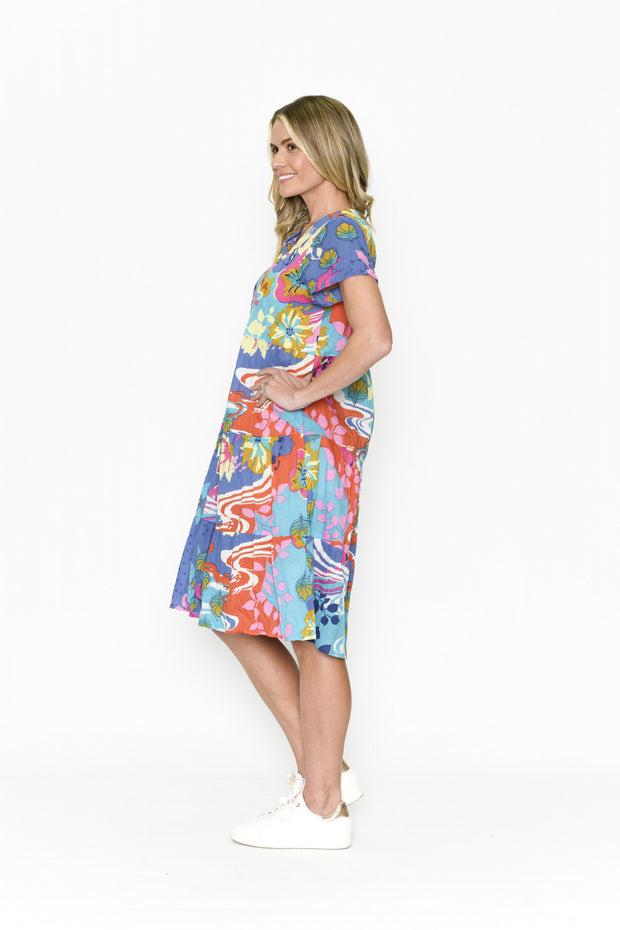 Thalia Tiered Dress - Oriental 2