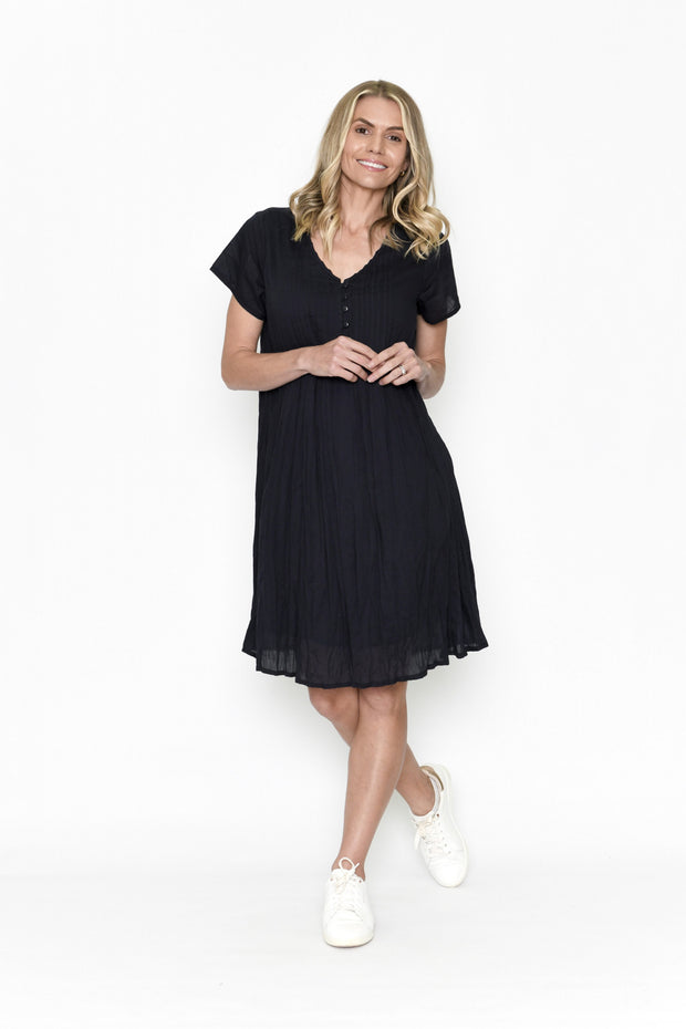 Taylor Cap Sleeve Dress Navy One Summer