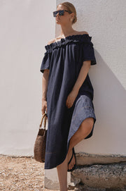 Maddie Denim Dress Adorne