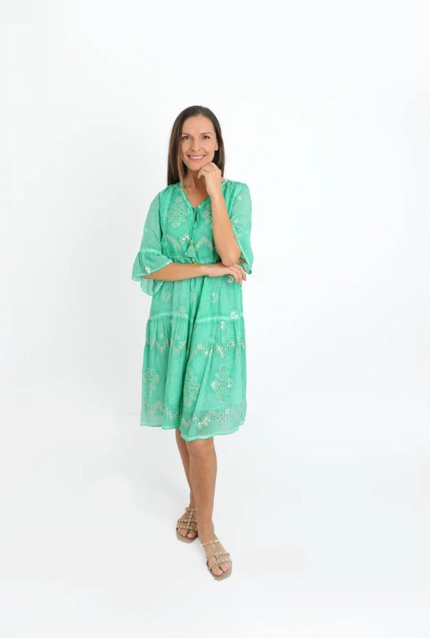 Alexander-Santorini-SEYCHELLE-Green-Dress