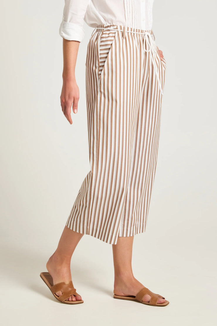 Ari Pants - Toffee White Stripe Yarra Trail