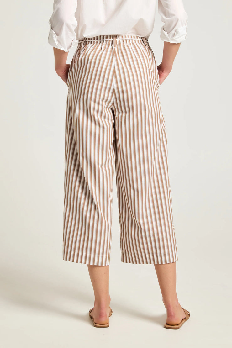 Ari Pants - Toffee/White