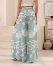 Iris the Maxi Palazzo Pants -  Ever  Shell Print