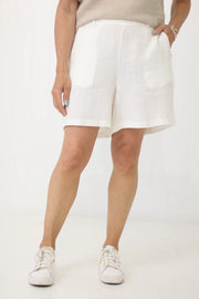Costa Vita Purelino Jenny Linen White Shorts