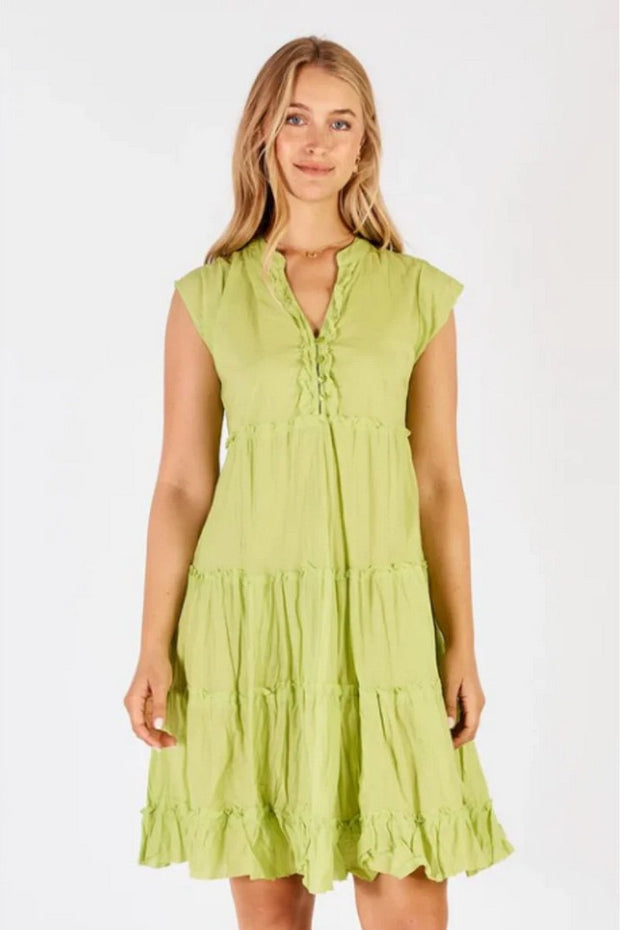 Lula-Life-Gwen-Dress-Lime