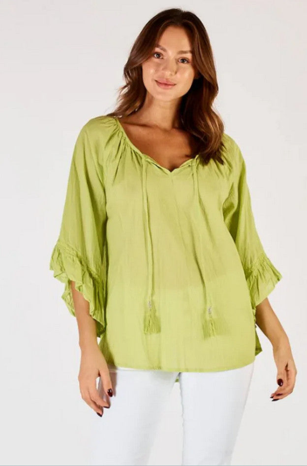 Lula-Life-Chloe-Cotton-Top-Lime