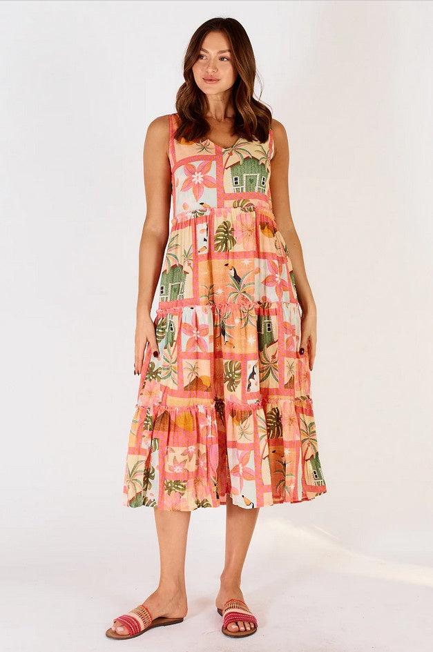 Lulalife-Audrey-Tiered-Midi-Coral