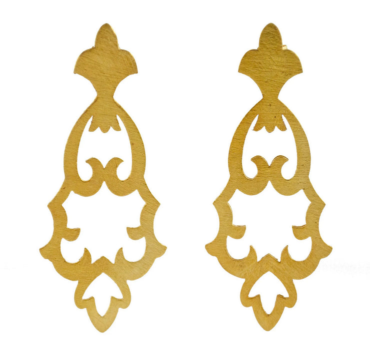 Melanie_Woods_Euro_Gold_Flock_Earrings