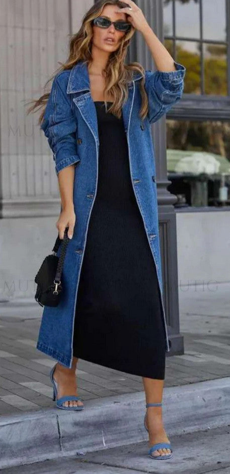   Mutig Denim Trench