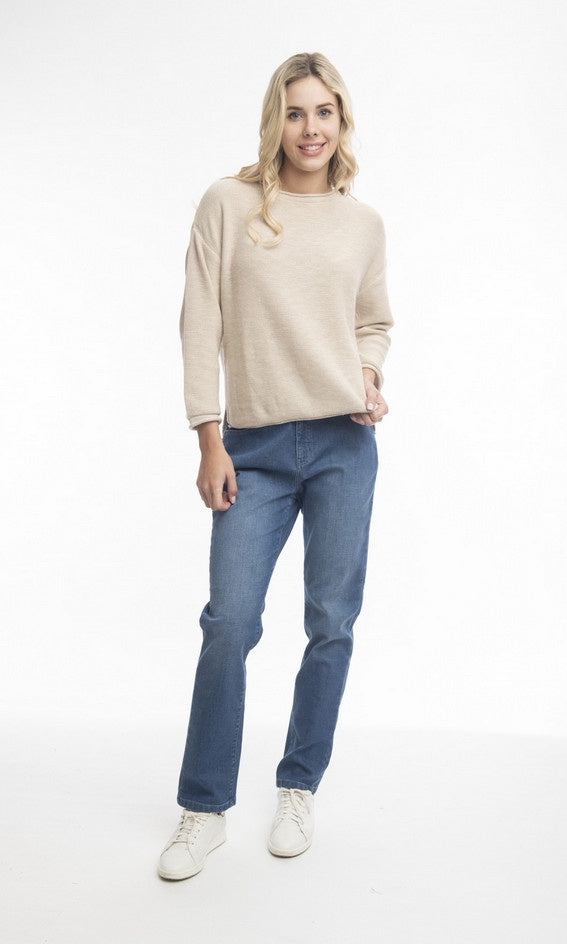 Orientique-straight-leg-washed-Jeans