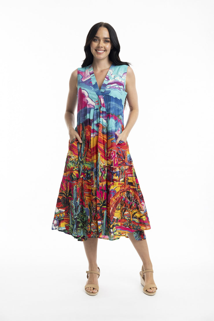 Orientique Ocampo S/L Dress - Print