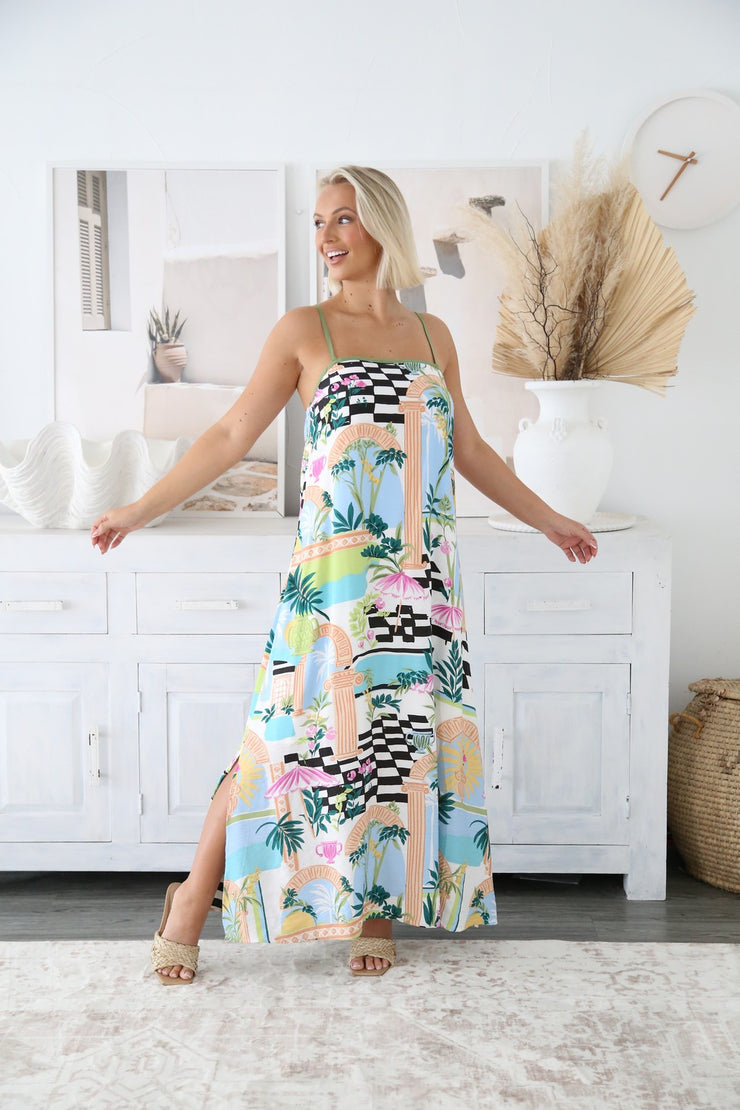 Maxi Dress Pillarade Shareen