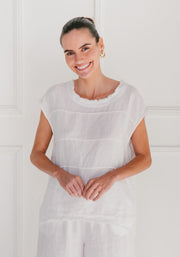 Soul Sparrow Vest Linen Top 