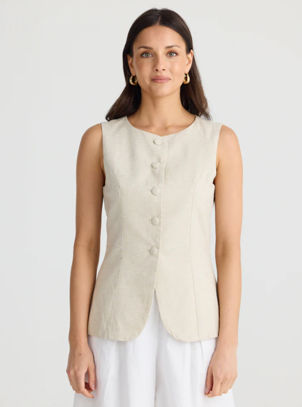 Eden Waistcoat Natural Brave & True