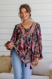 Elanor Blouse Black Lily T 