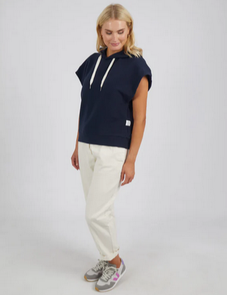 Dana Sleeveless Hoodie Navy Elm 