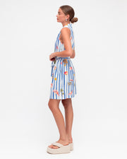 Esme Dress Blue Stripe White Closet