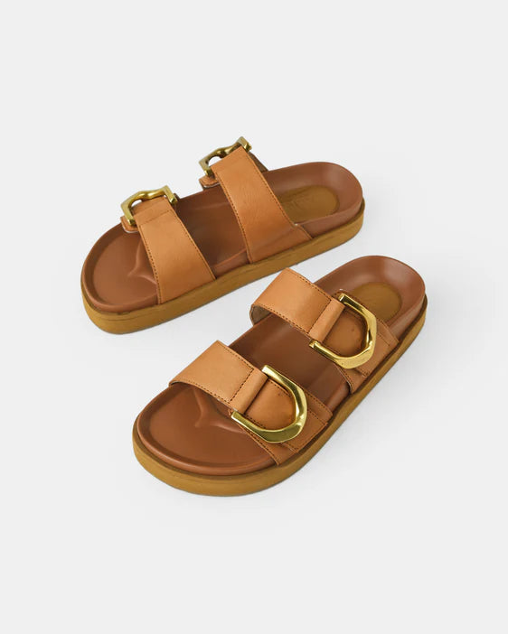 Walnut-Mint-Tan-Slides