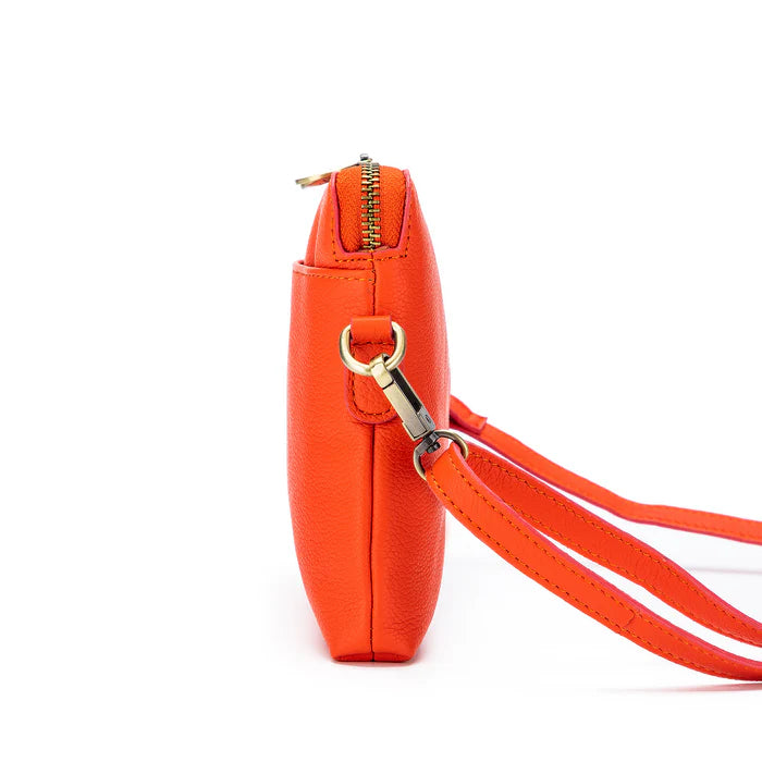 Kiara Orange X/Body Clutch