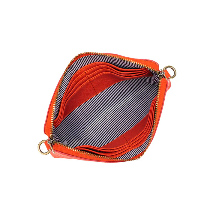 Kiara Orange X/Body Clutch